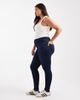 Only Curve ONLY Curve push-up skinny jeans in dark blue - 3