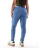 Only Curve ONLY Curve push-up skinny jeans in mid blue - 3