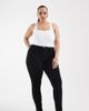 Only Curve Only Curve push up high rise jeans in black - 1