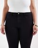 Only Curve Only Curve push up high rise jeans in black - 3