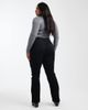 Only Curve ONLY Curve Sally high waisted flare jeans in black - 3