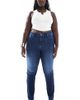 Only Curve ONLY Curve slim jeans in dark blue-Navy - 1