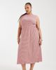 Only Curve ONLY Curve smock midaxi dress in red gingham - 1