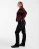 Only Curve Only Curve straight leg jeans in washed black - 3