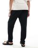 Only Curve Only Curve straight leg pants in black - 3