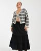 Only Curve ONLY Curve tiered maxi skirt in black - 1