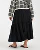 Only Curve ONLY Curve tiered maxi skirt in black - 3