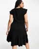 Only Curve Only Curve tiered mini dress in black - 3
