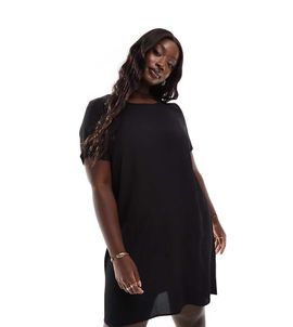 Only Curve ONLY Curve tunic dress in black