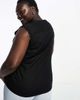 Only Curve Only Curve V-neck blouse with crochet trim in black - 4