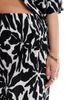 Only Curve ONLY Curve wide leg pants in abstract flower print - part of a set-Multi - 3
