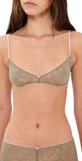 Only Hearts Only Hearts Lora Bralette Moss
