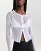 Only Hearts Only Hearts Tulle Cardigan White M/L - 2