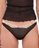 Only Hearts Only Hearts Tulle Lace Thong Black/Chai - 1