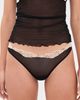 Only Hearts Only Hearts Tulle Lace Thong Black/Chai - 2