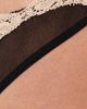 Only Hearts Only Hearts Tulle Lace Thong Black/Chai - 5