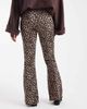 Only Maternity ONLY Maternity 2-pack flared pants in black & animal print - 4