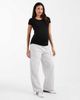 Only Maternity ONLY Maternity 2-pack round neck T-shirts in black & animal print - 2