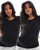 Only Maternity ONLY Maternity 2-pack short sleeve t-shirt in black - 1