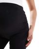 Only Maternity ONLY Maternity 2 pack jersey shorts in black - 3