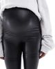 Only Maternity ONLY Maternity coated leggings in black - 3