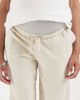 Only Maternity ONLY Maternity over the bump linen blend pants in beige-Neutral - 3