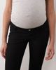 Only Maternity ONLY Maternity push-up flare jeans in black - 4