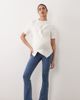 Only Maternity ONLY Maternity push-up flared jeans in mid blue - 1
