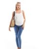 Only Maternity ONLY Maternity Rain jeggings in mid blue - 1