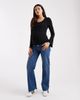 Only Maternity ONLY Maternity Snow high waist wide leg jeans in mid blue - 2