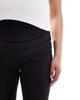 Only Maternity ONLY Maternity stretchy flare pants in black - 3
