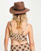 ONLY Neon & Nylon mesh scarf top in brown check - part of a set - 3