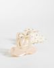 ONLY ONLY 2-pack bow & flowers hair claws in white - 1