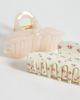 ONLY ONLY 2-pack bow & flowers hair claws in white - 2