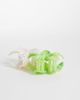 ONLY ONLY 2-pack flower hair claw clips in white & green - 2