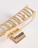 ONLY ONLY 2-pack hair claw clips in light brown - 2