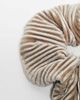 ONLY ONLY 2-pack scrunchies in beige & gold glitter-Black - 3