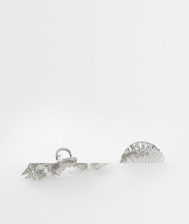 ONLY ONLY 2-pack seashell hair claws in silver