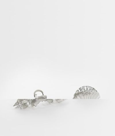 ONLY ONLY 2-pack seashell hair claws in silver
