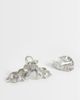 ONLY ONLY 2-pack seashell hair claws in silver - 3