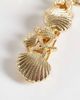 ONLY ONLY 2-pack seashell hairclips in gold - 2