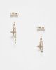 ONLY ONLY 2-pack star earrings in gold - 1