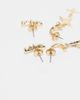 ONLY ONLY 2-pack star earrings in gold - 3