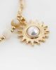 ONLY ONLY 2-pack sun and faux pearl bracelet in gold tone - 2