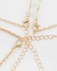 ONLY ONLY 3-pack charms bracelets in gold - 2
