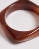ONLY ONLY 3-pack resin bangles in brown tones - 3