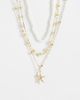 ONLY ONLY 3-pack starfish/bead necklaces in gold - 1