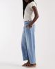 ONLY ONLY Avona mid rise barrel leg jeans in light wash blue - 3