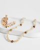 ONLY ONLY beaded necklace in earthy tones-White - 2
