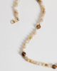 ONLY ONLY beaded necklace in earthy tones-White - 4